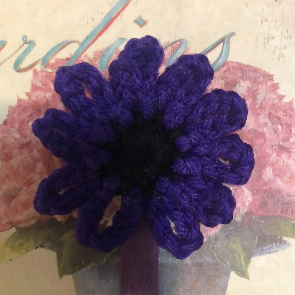 Flower bookmark Handmade crochet
